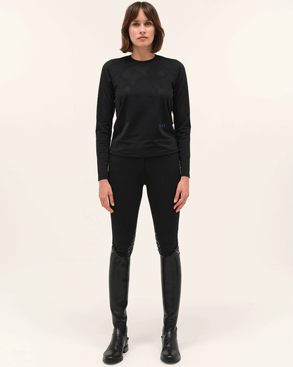 Jazz - T-shirt technique d'équitation manches longues microperforé