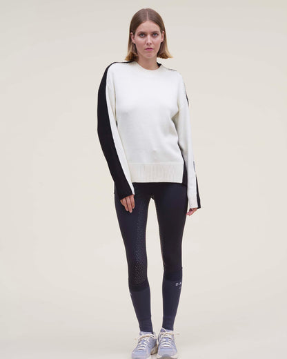 Jiminy - Pull en maille Noir & Craie