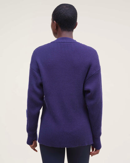 Jiminy - Pull en maille Marine & Majorelle