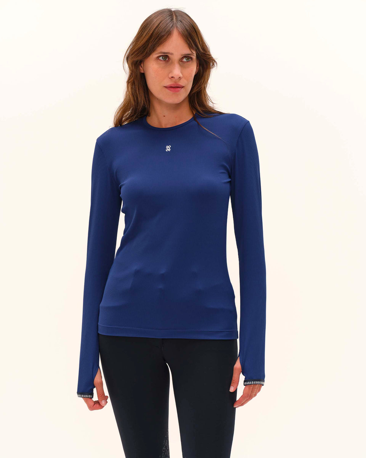 Kira - Dark Baltic Long-Sleeve Technical Riding T-Shirt