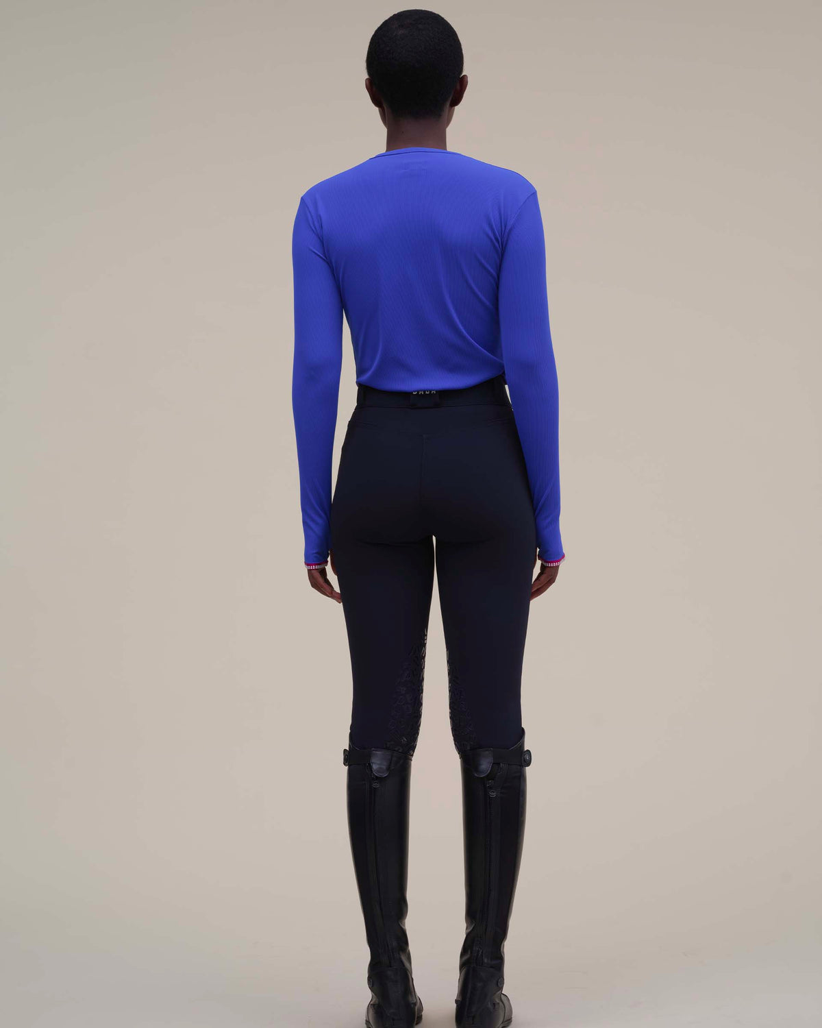 Kira - Majorelle Long-Sleeved Technical Riding T-Shirt