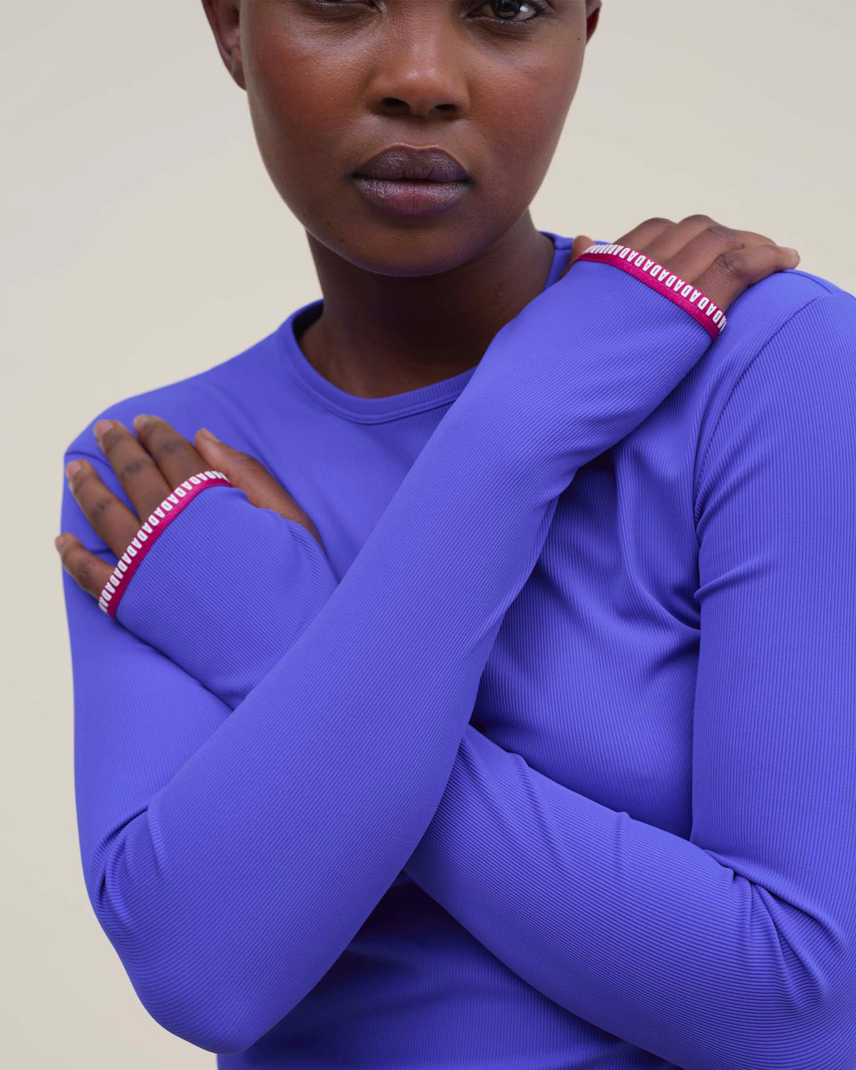 Kira - Majorelle Long-Sleeved Technical Riding T-Shirt