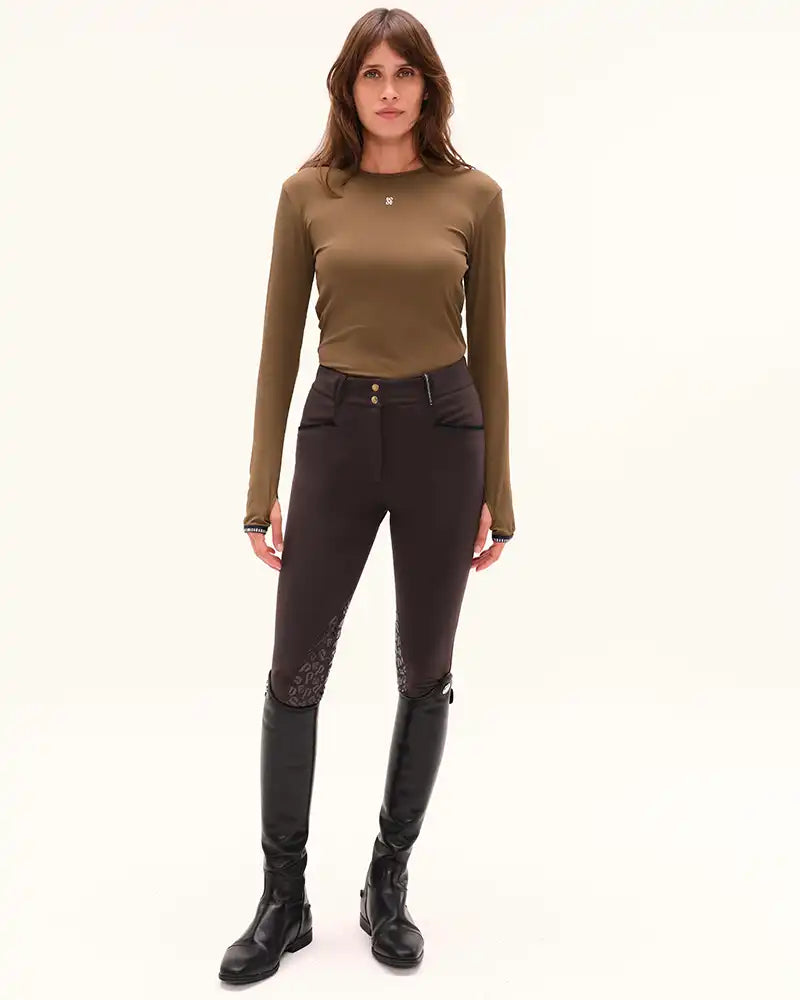 Kira - T-shirt technique manches longues d'équitation