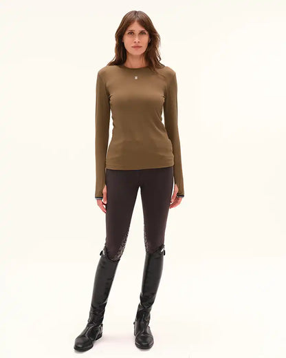 Kira - T-shirt technique manches longues d'équitation