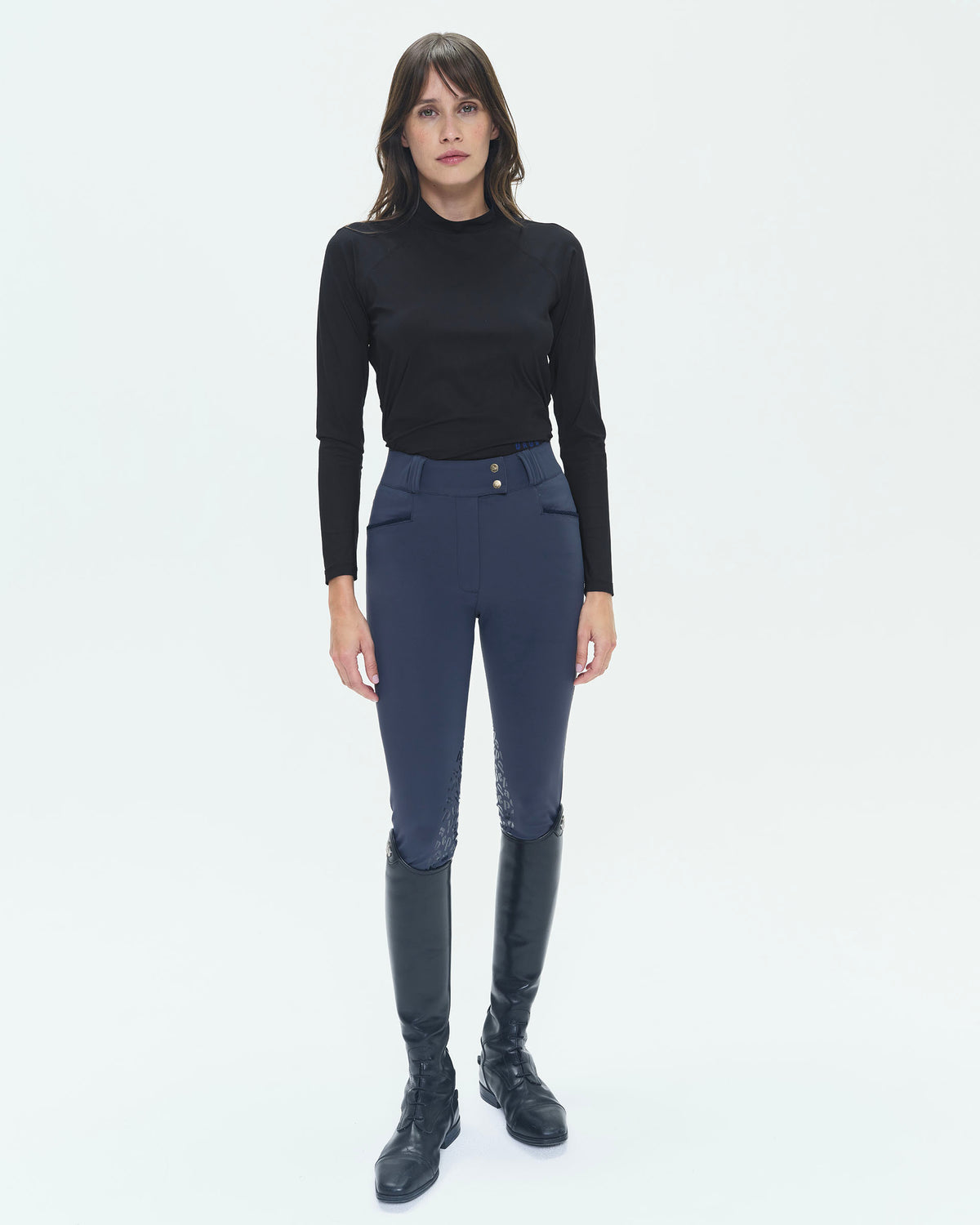 Kit New - Pantalon d'équitation galbant avec grip Baltique