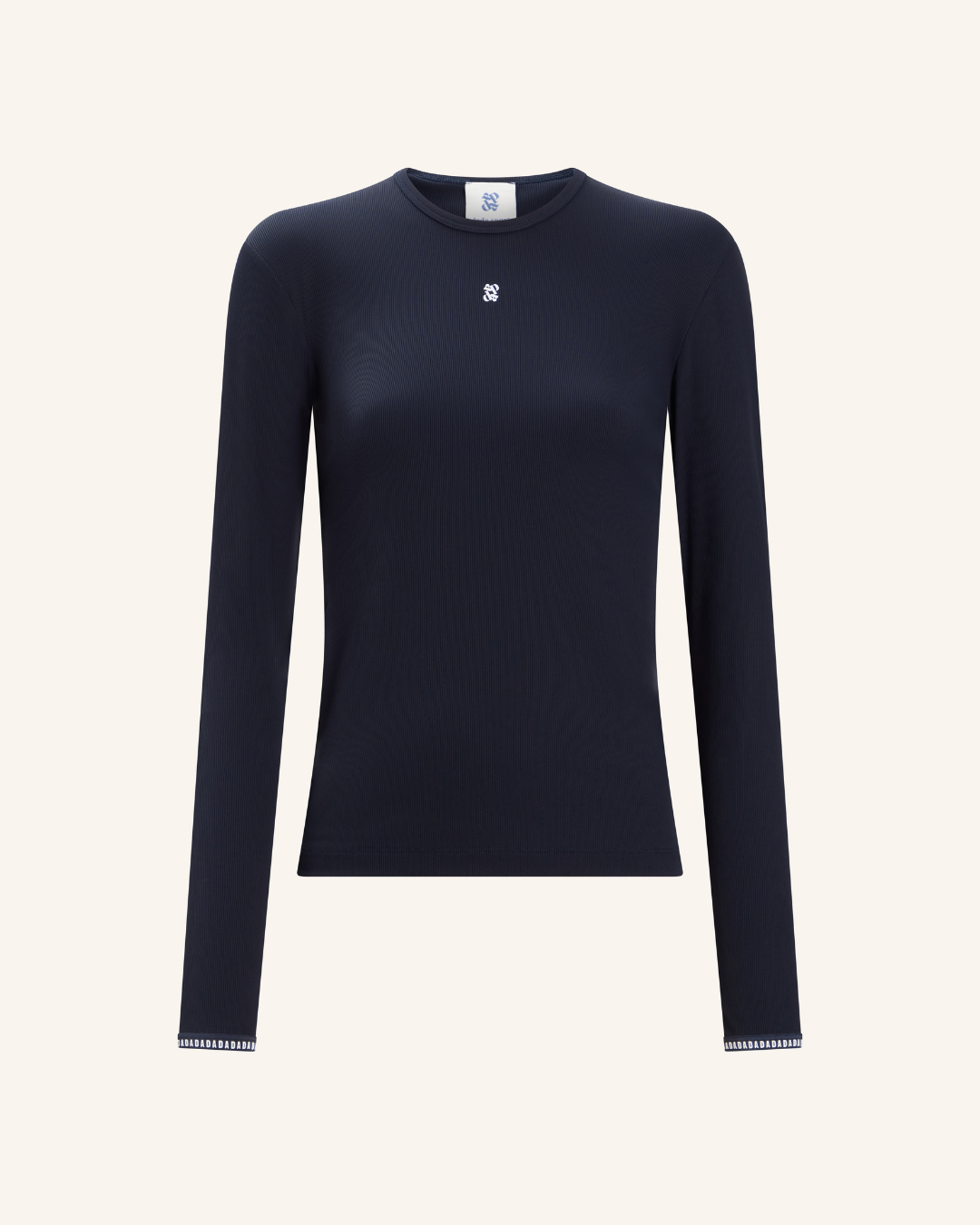Kira - Navy Long-Sleeved Technical Riding T-Shirt