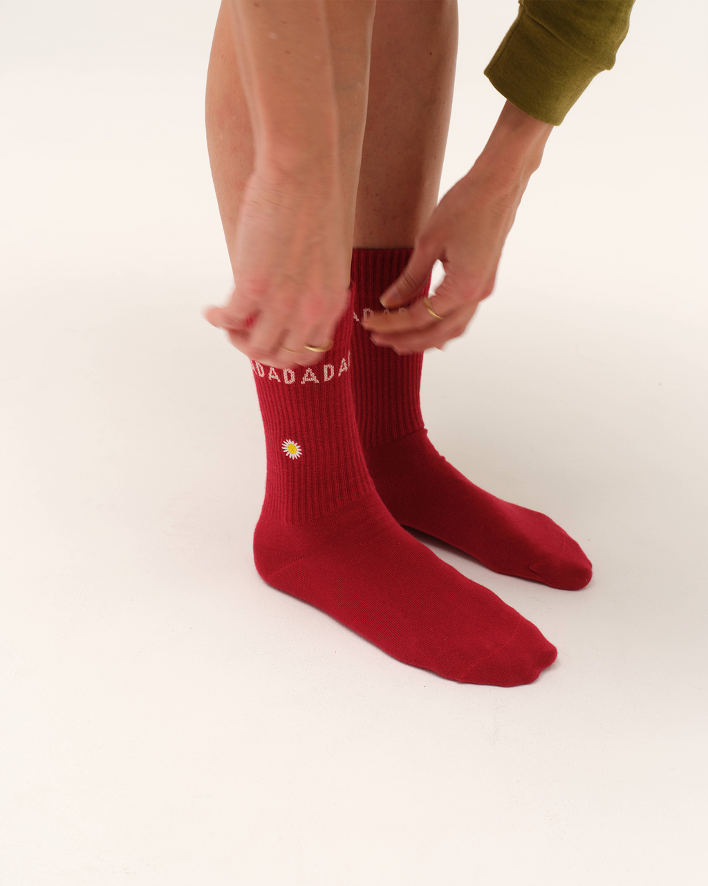 Molsy - Chaussettes Farm red & White