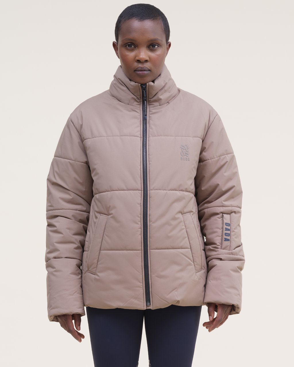 New King - Unisex Mocha Riding Puffer Jacket