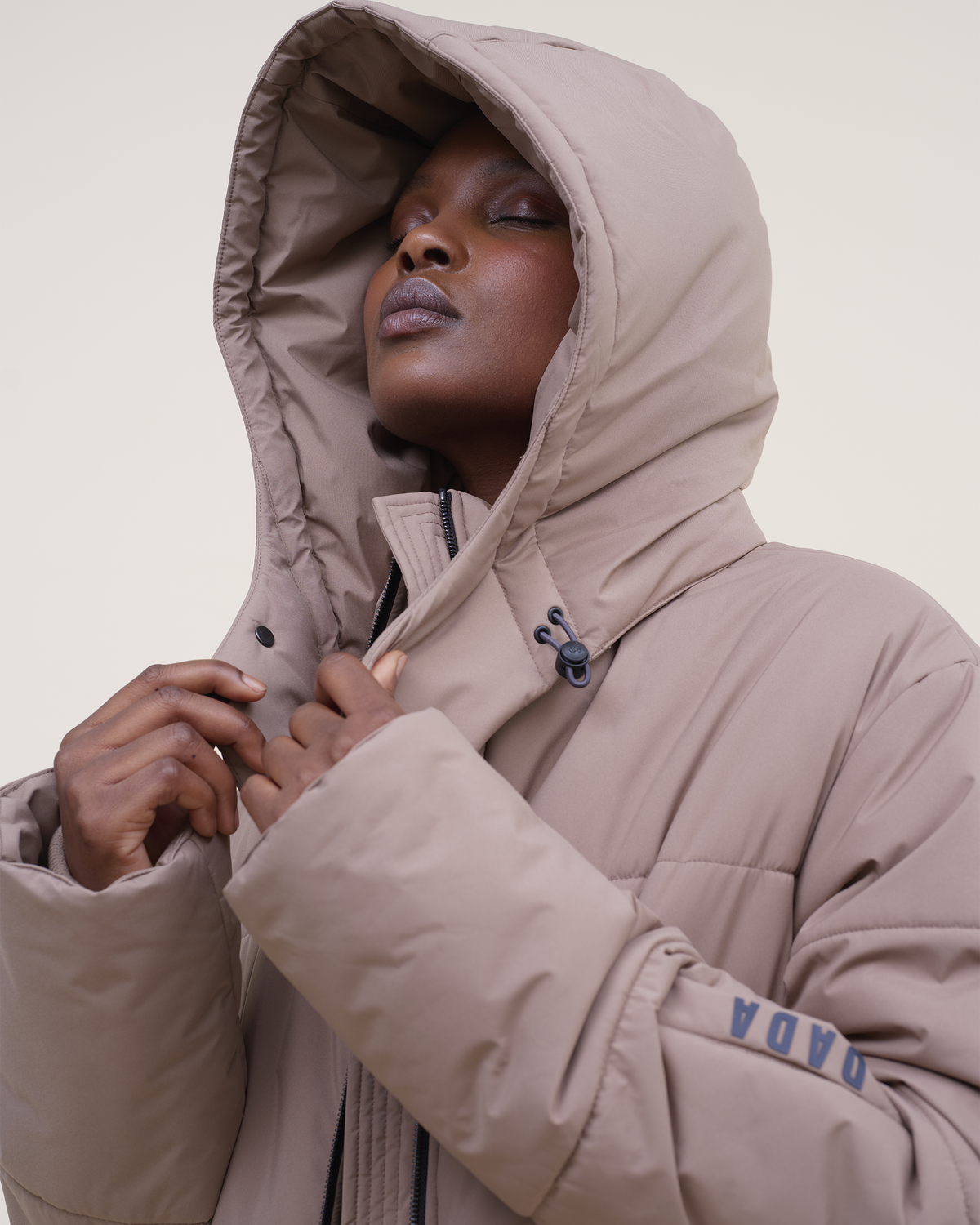 New King - Unisex Mocha Riding Puffer Jacket