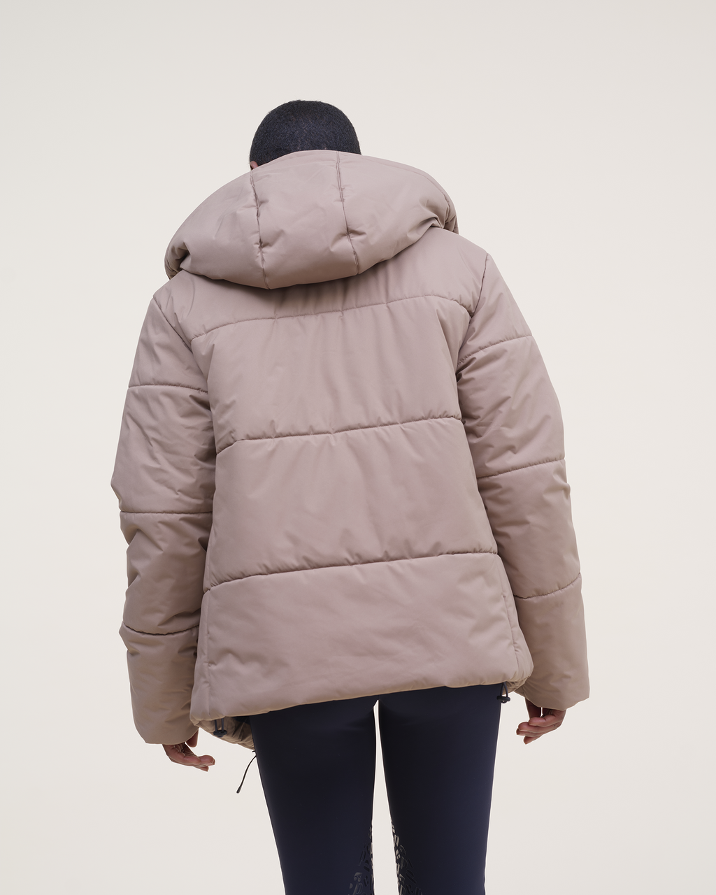 New King - Unisex Mocha Riding Puffer Jacket