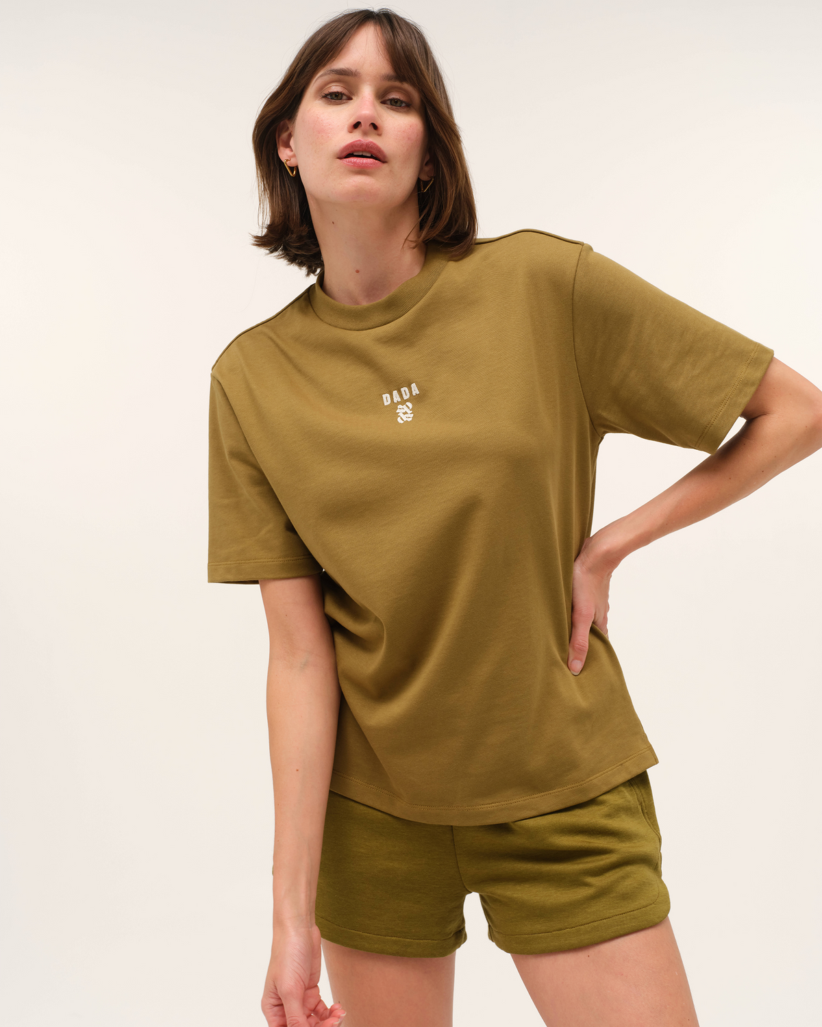 Oasis - T-shirt d'équitation en coton très doux Mordoré