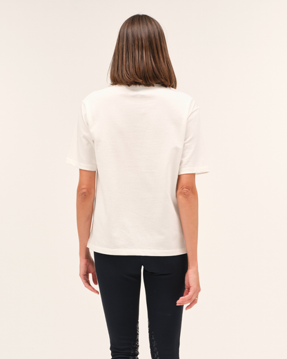Oasis - T-shirt d'équitation en coton très doux