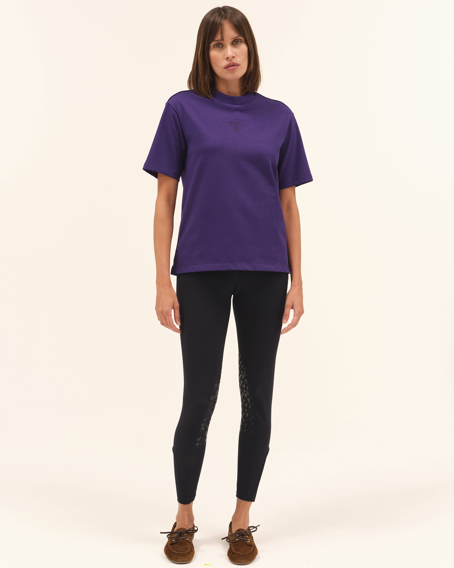 Oasis - T-shirt d'équitation en coton très doux