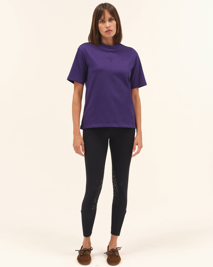 Oasis - T-shirt d'équitation en coton très doux