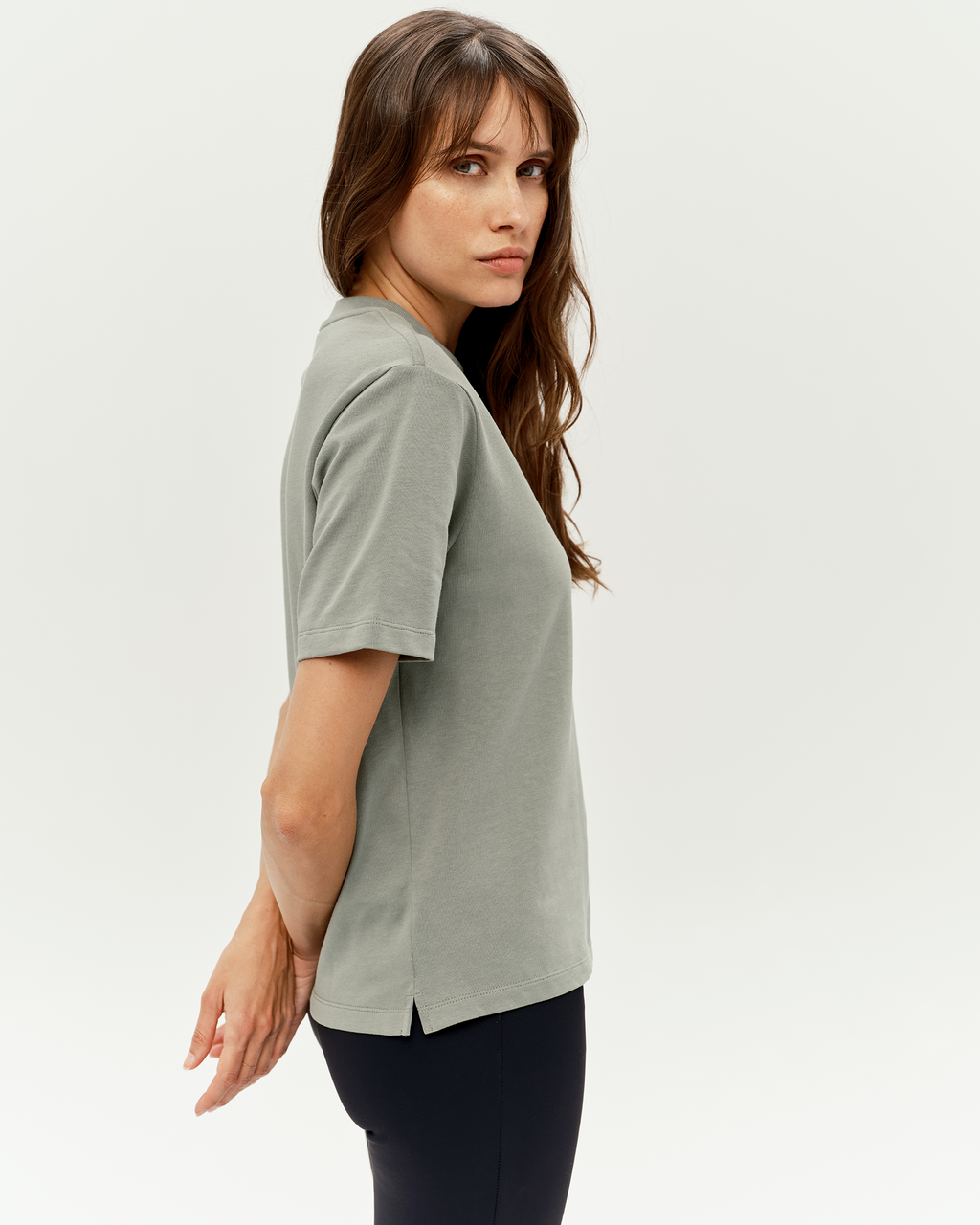 Oasis - Ultra-soft cotton riding t-shirt Sage