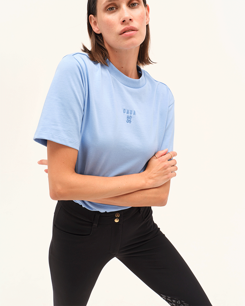 Oasis - T-shirt d'équitation en coton très doux