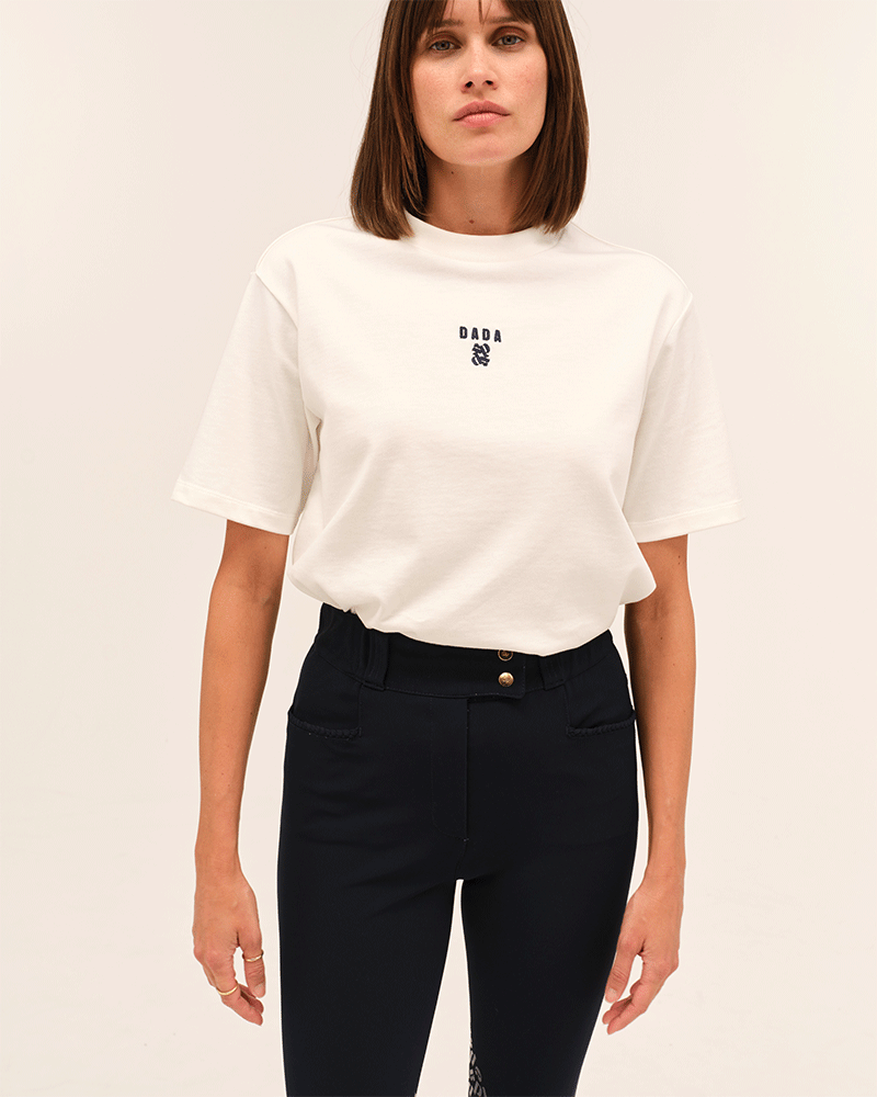 Oasis - T-shirt d'équitation en coton très doux