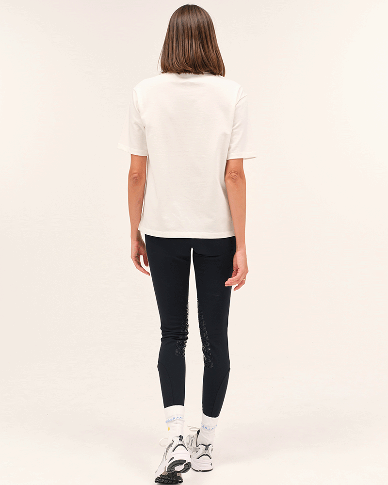 Oasis - T-shirt d'équitation en coton très doux