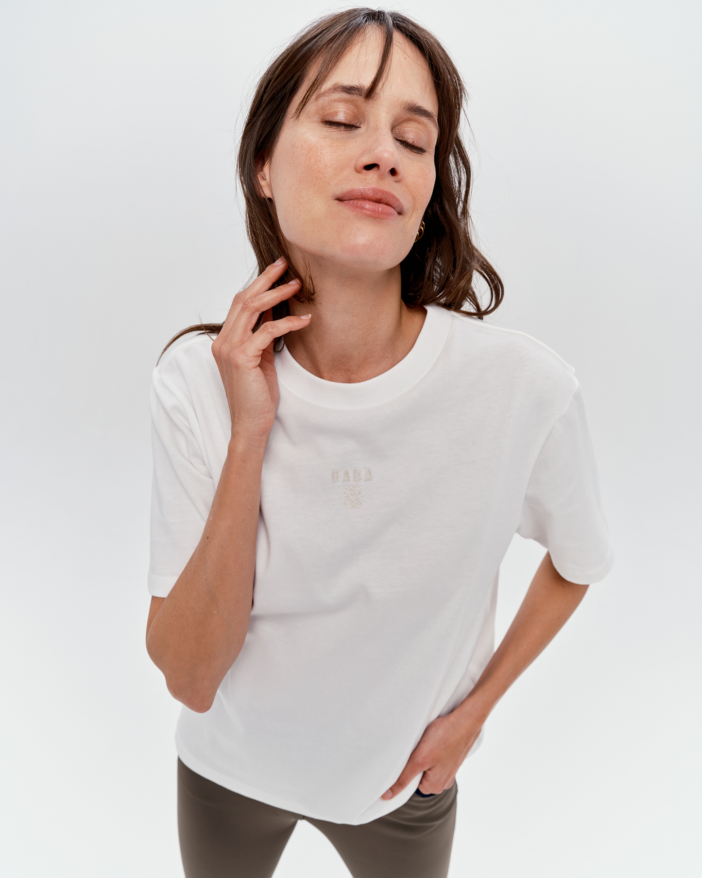 Oasis - T-shirt d'équitation en coton très doux