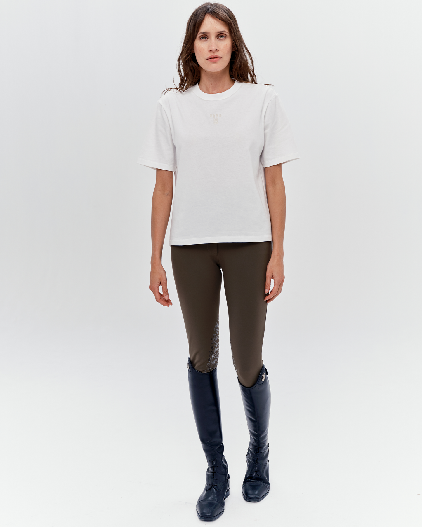 Oasis - T-shirt d'équitation en coton très doux