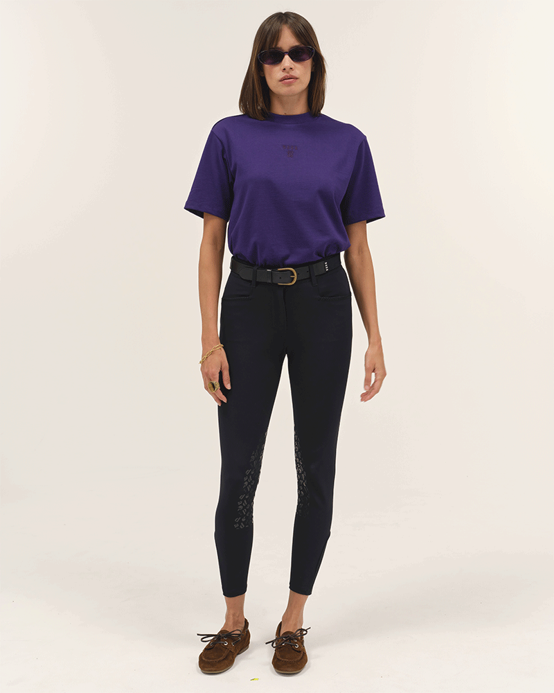 Oasis - T-shirt d'équitation en coton très doux