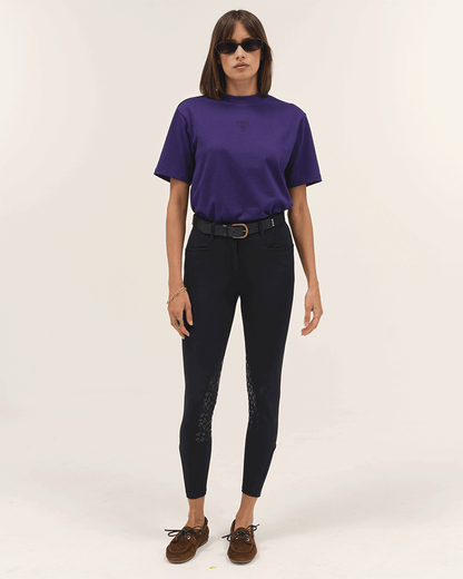 Oasis - T-shirt d'équitation en coton très doux