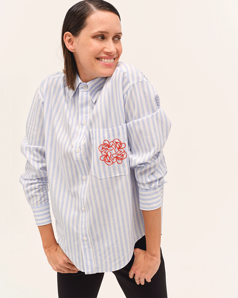 Olga - Chemise fluide et légère pour l'équitation