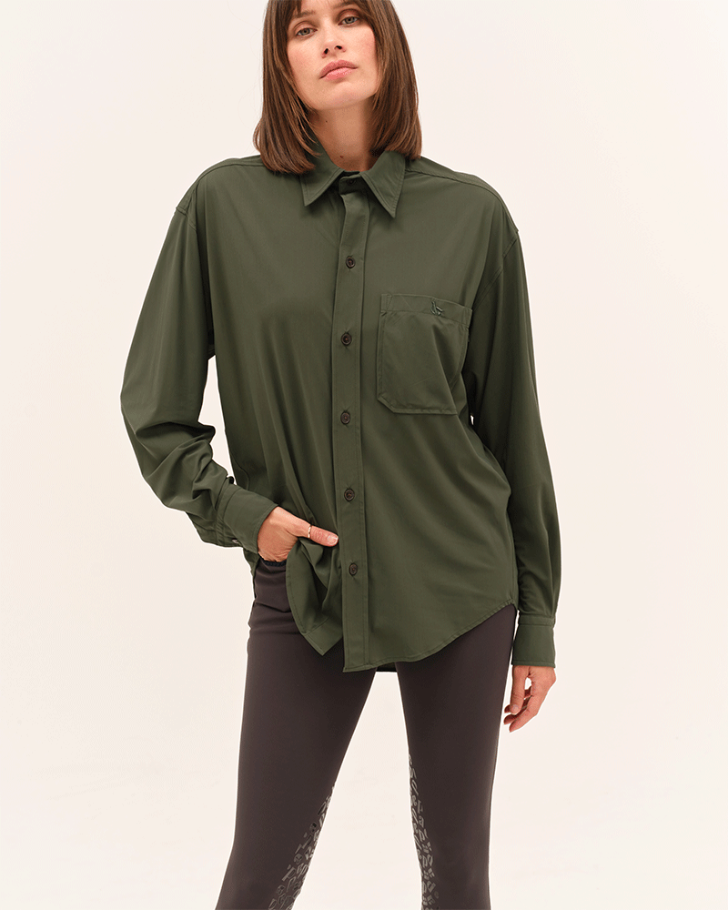 Olga - Chemise fluide et légère pour l'équitation