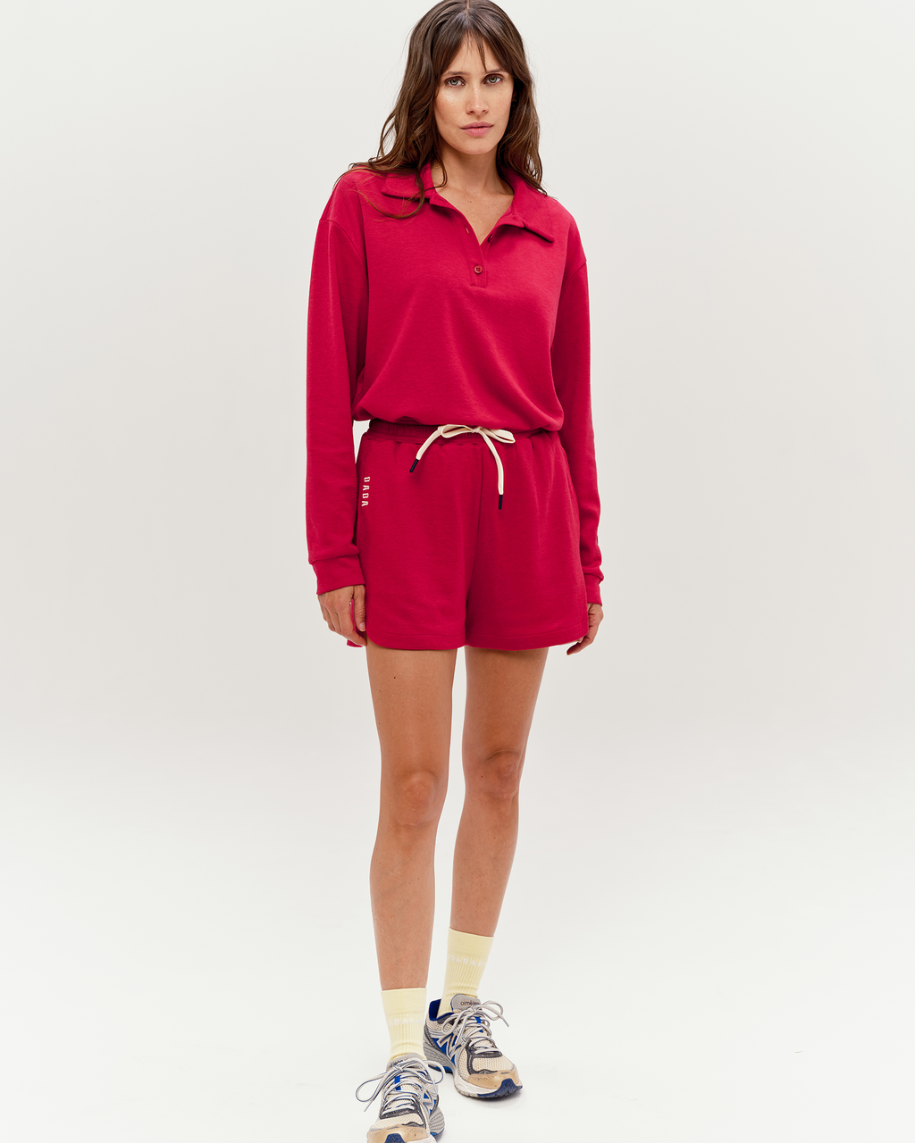Oscar - Short en coton très doux Cerise