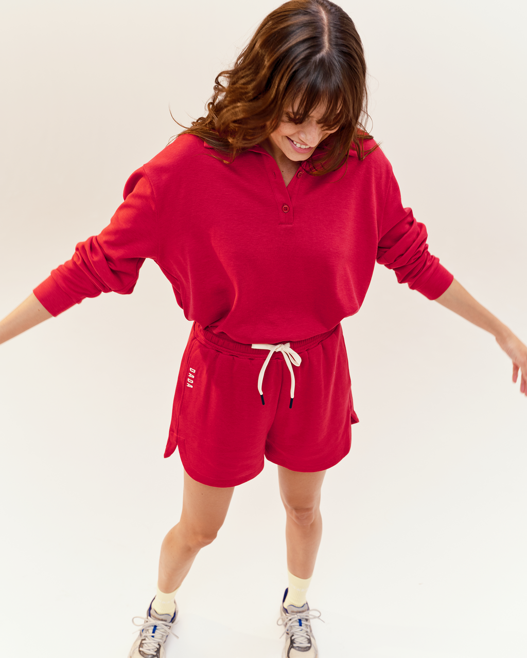 Oscar - Short en coton très doux Cerise