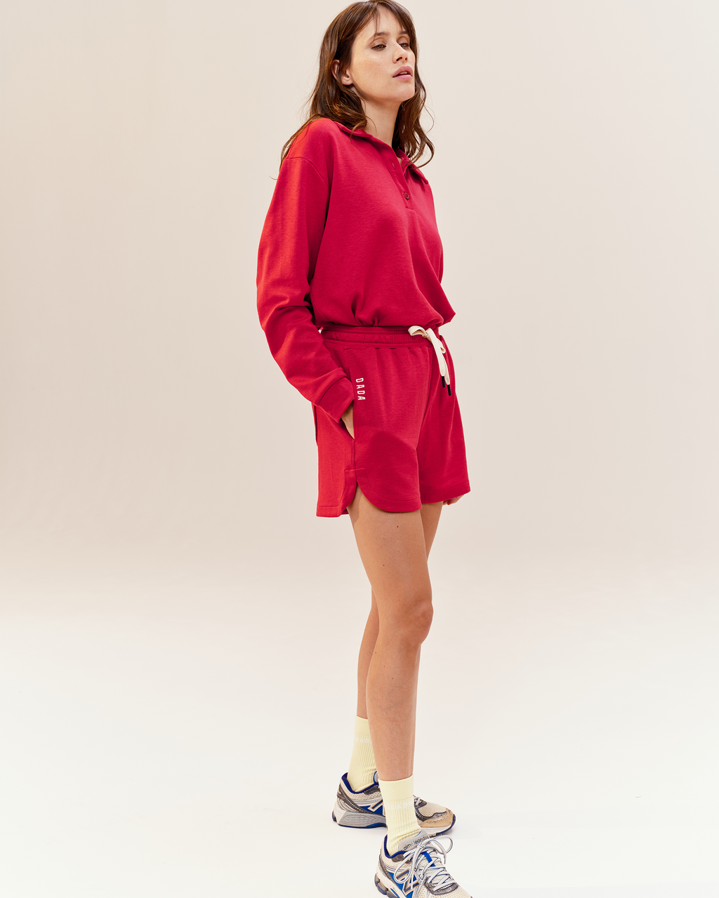 Oscar - Short en coton très doux Cerise
