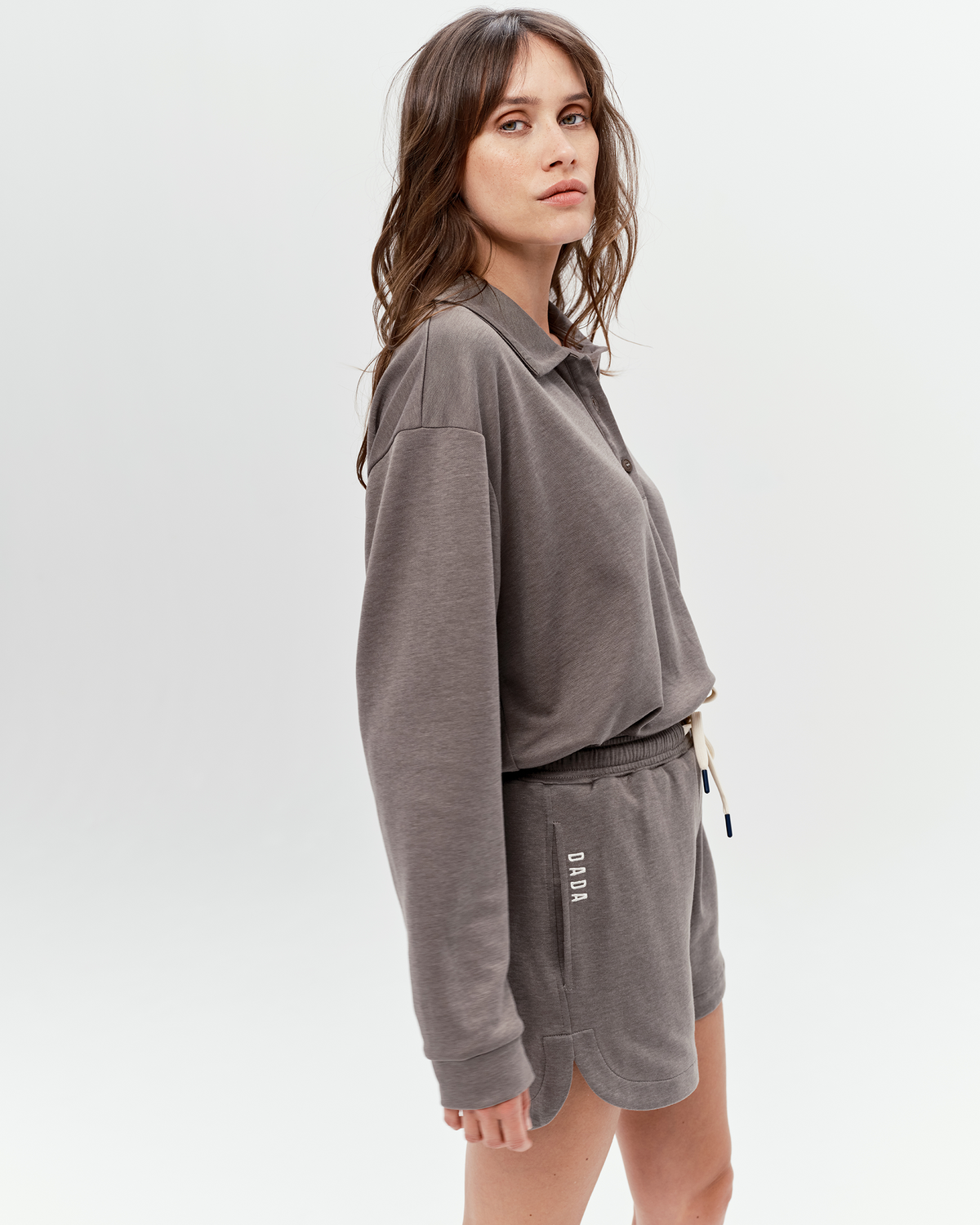 Oscar - Short en coton très doux Moka