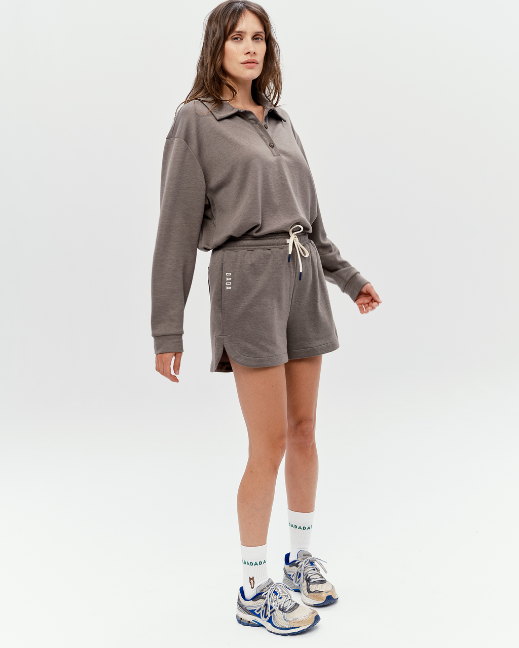 Oscar - Short en coton très doux Moka