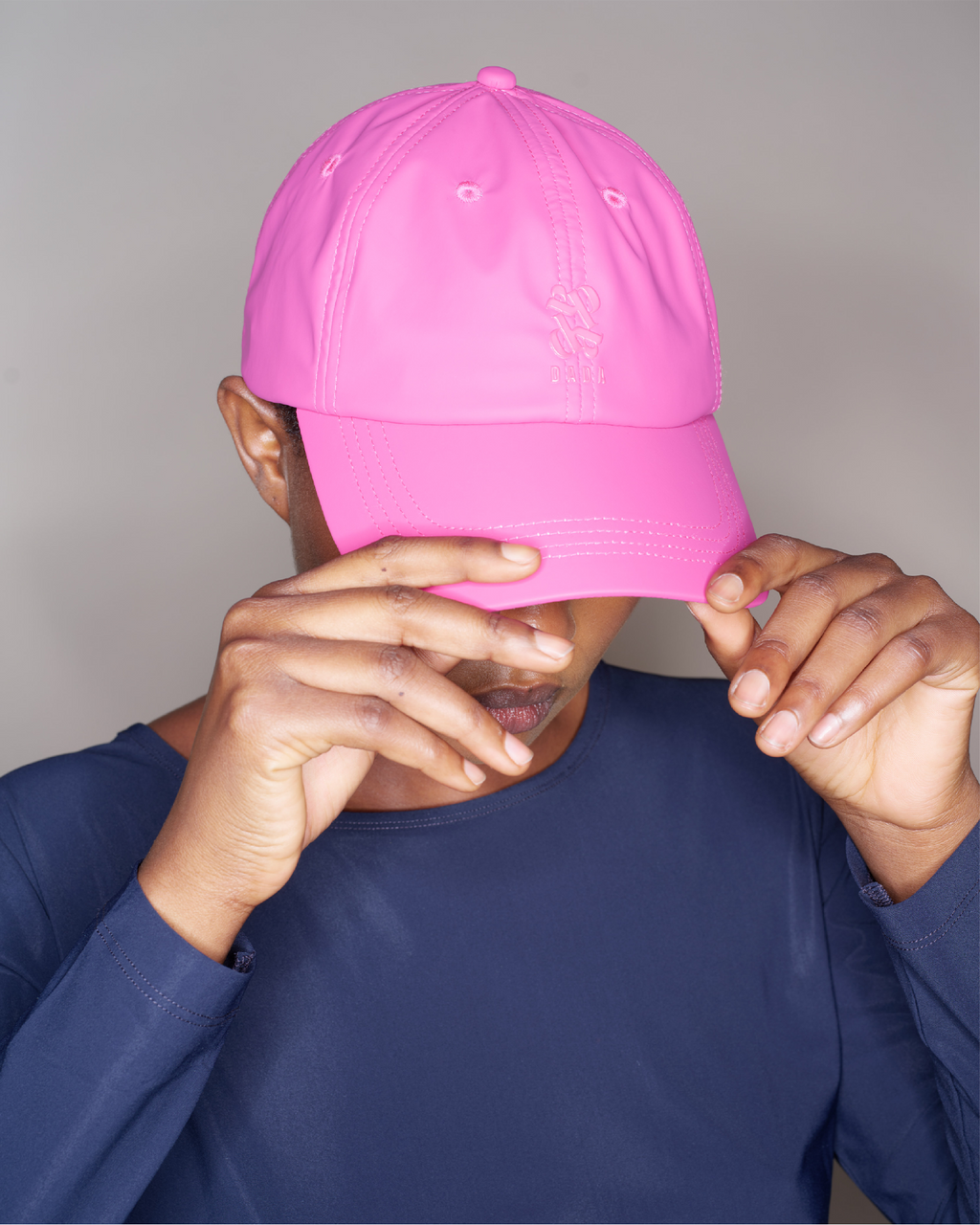 Scarlett - Casquette imperméable Fuchsia