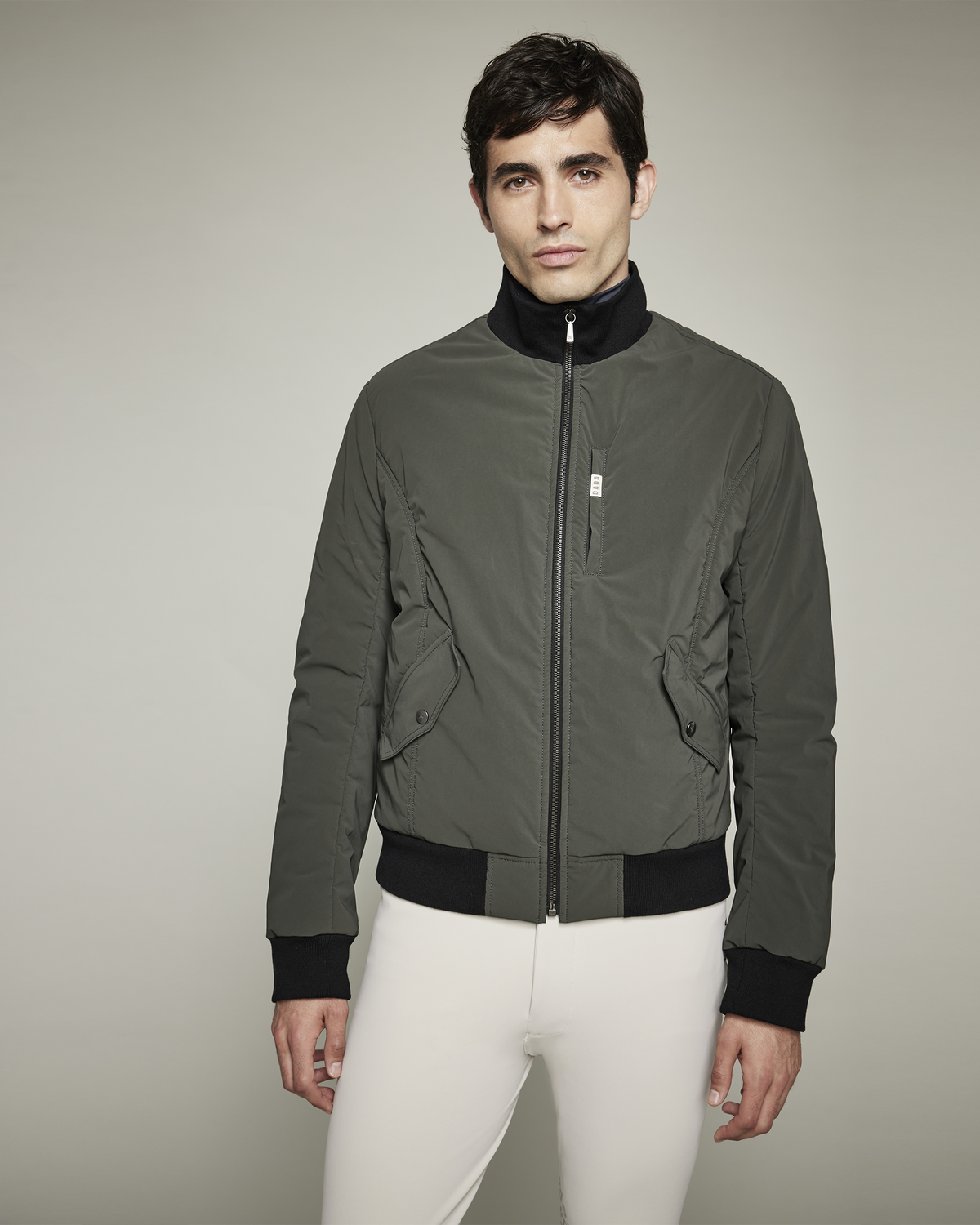 Solinero - Blouson d'équitation d'hiver Vert oxyde