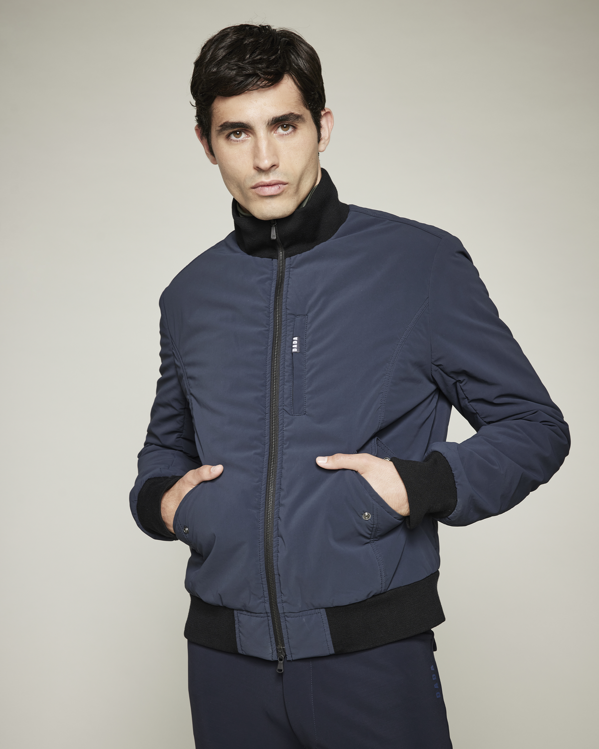 Solinero - Blouson d'équitation d'hiver Marine