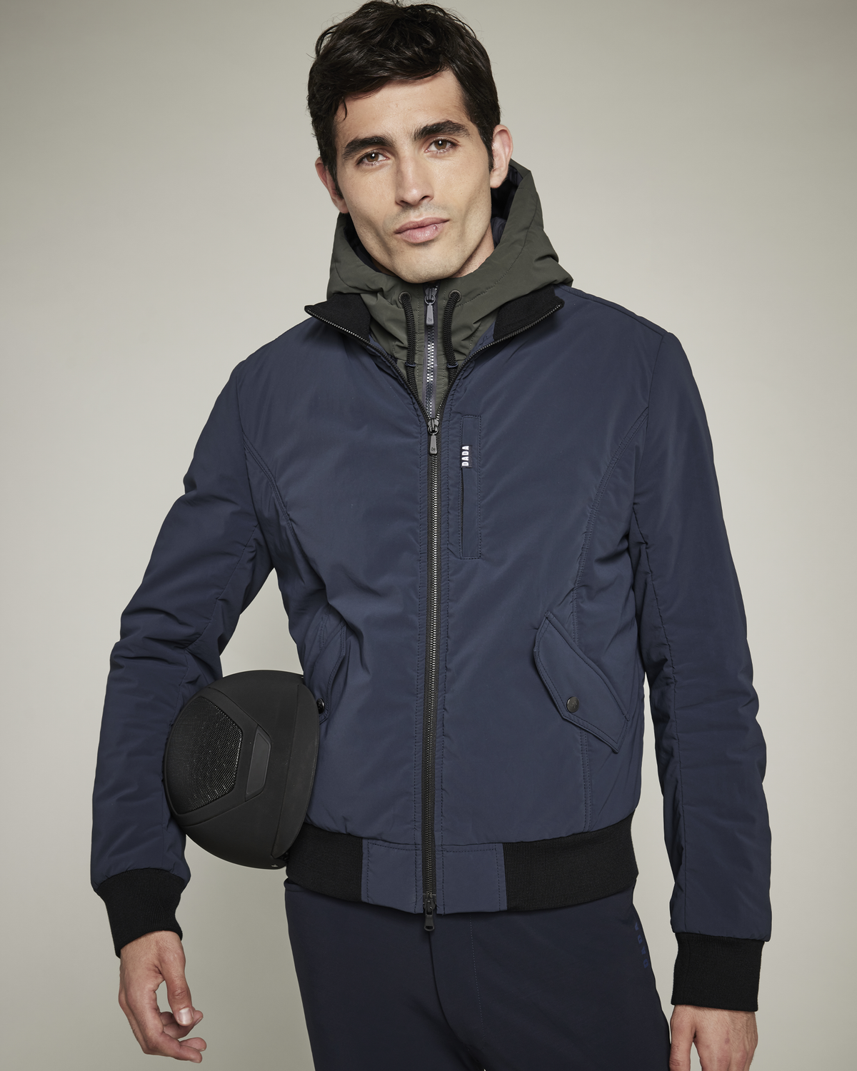 Solinero - Blouson d'équitation d'hiver Marine
