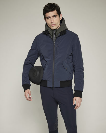 Solinero - Blouson d'équitation d'hiver Marine