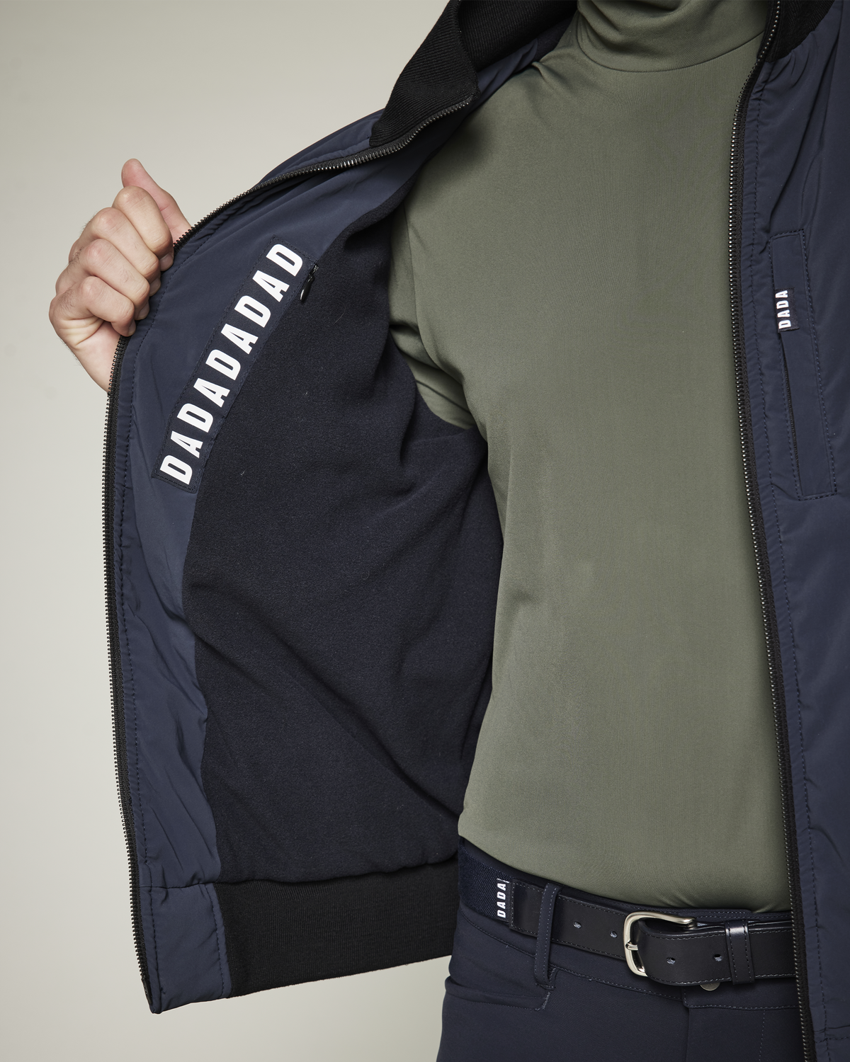 Solinero - Blouson d'équitation d'hiver Marine