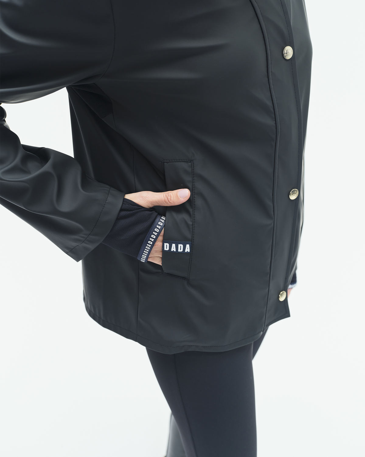 Tempo - Black waterproof riding jacket