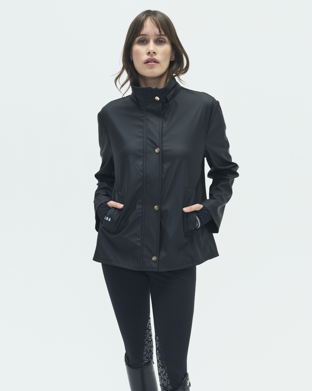Tempo - Black waterproof riding jacket