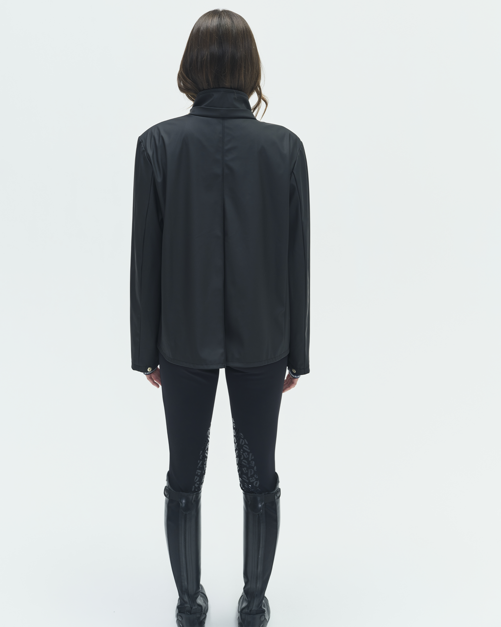 Tempo - Black waterproof riding jacket