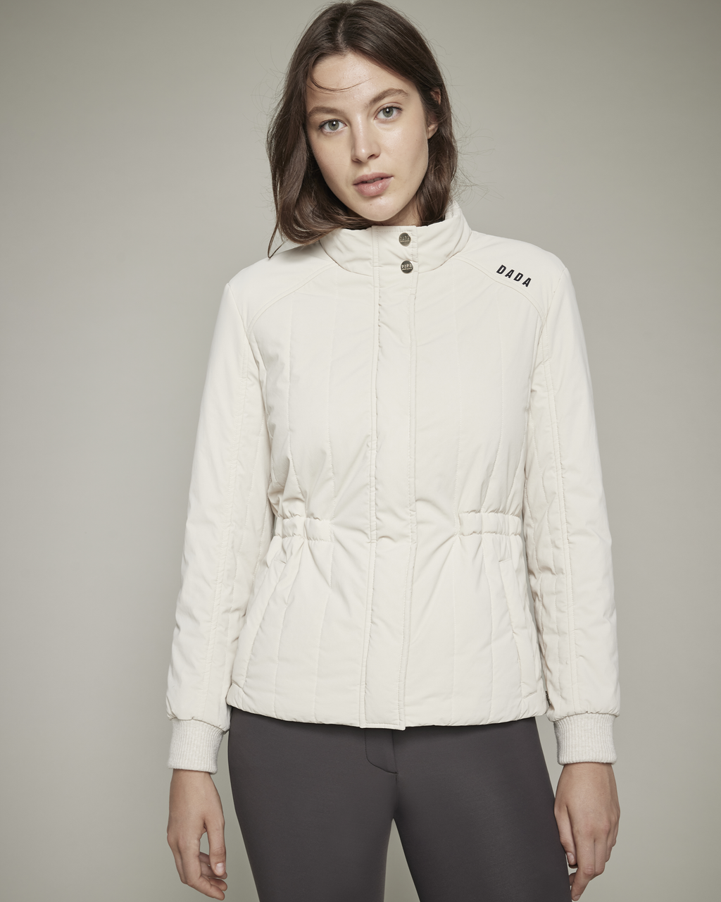 Tinka - Waterproof Equestrian Puffer Jacket Chalk