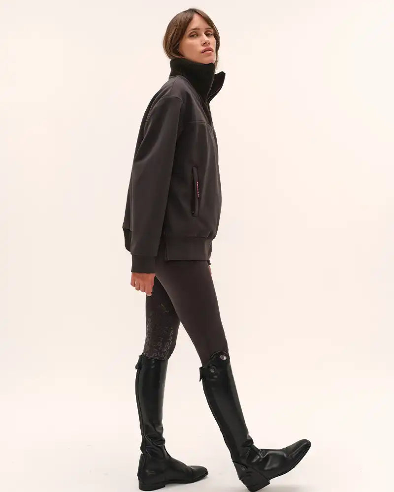 Urvoso - Blouson d'équitation coupe camionneur Terre brûlée