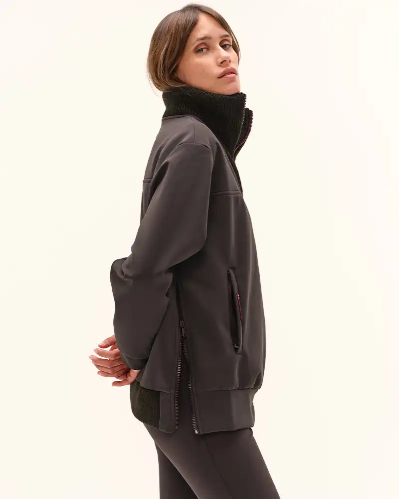 Urvoso - Blouson d'équitation coupe camionneur Terre brûlée