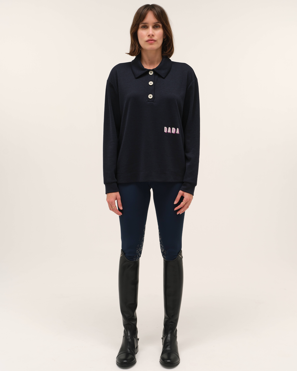 Valegro - Lightweight Riding Sweatshirt, Navy