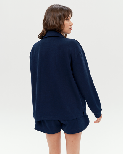 Valou - Sweat léger d'équitation Marine