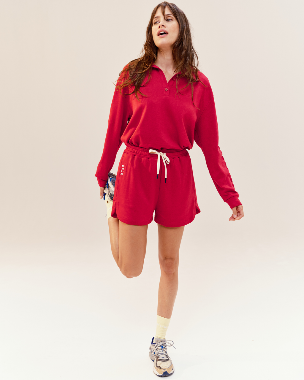 Valou - Sweat léger d'équitation Cerise