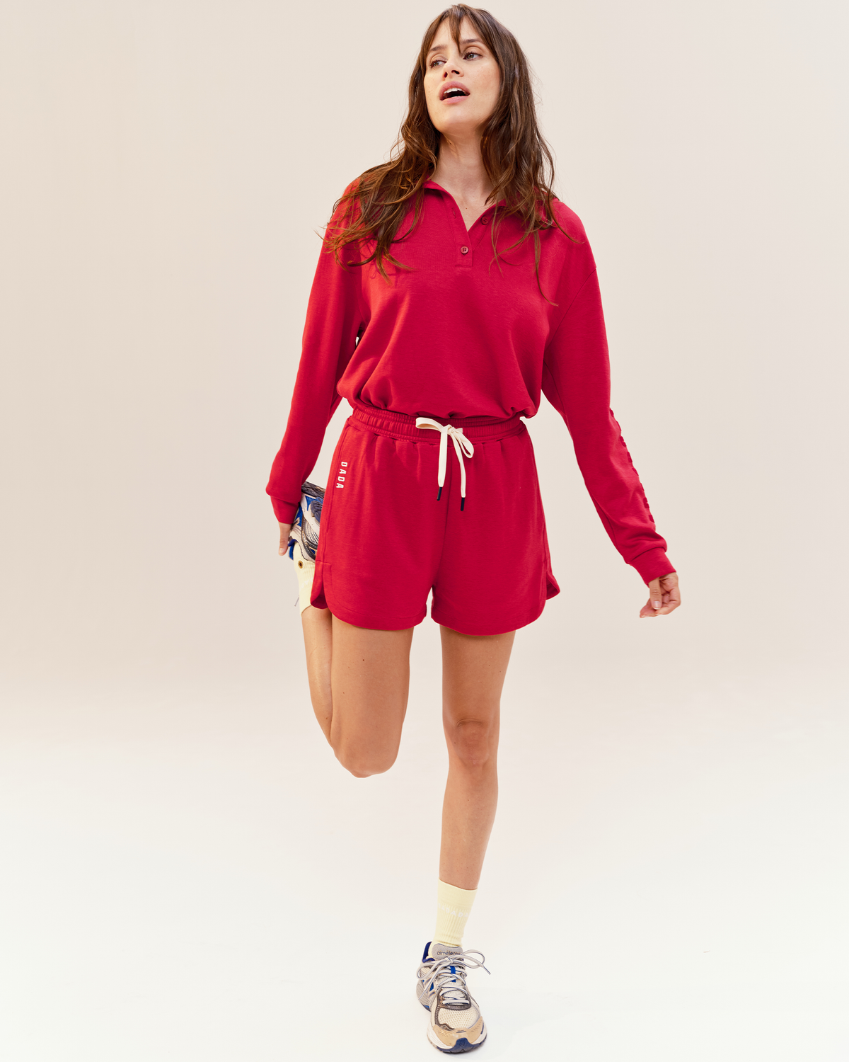 Valou - Sweat léger d'équitation Cerise