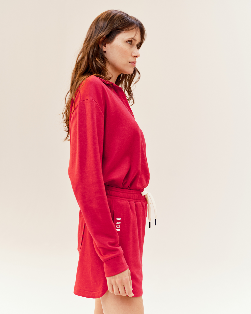 Valou - Sweat léger d'équitation Cerise